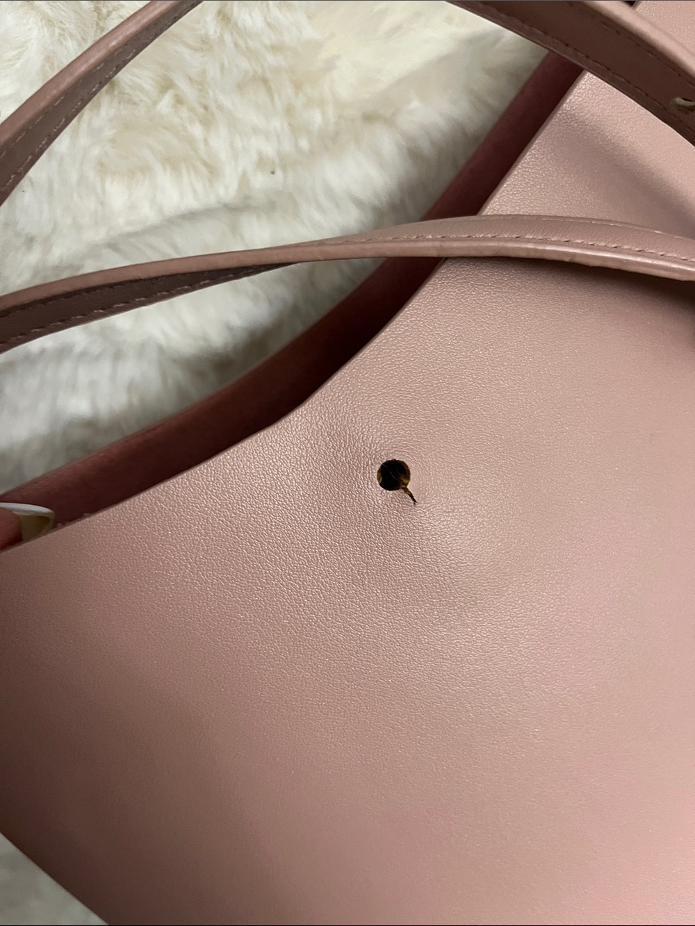 Anthropologie Samara Minimalist Pink Bag - Picture 5 of 12
